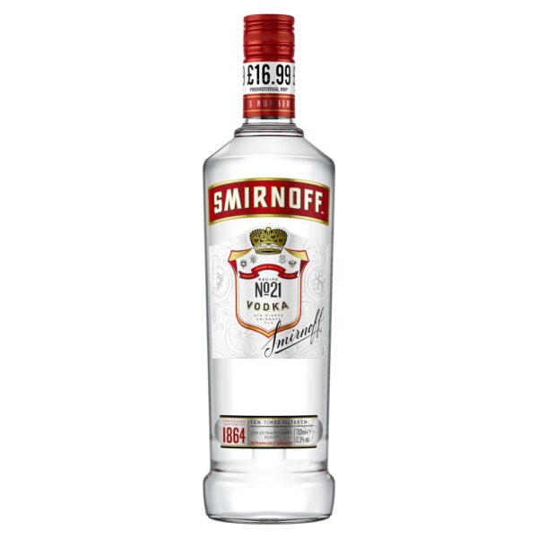 Smirnoff No. 21 Vodka 37.5% vol 70cl