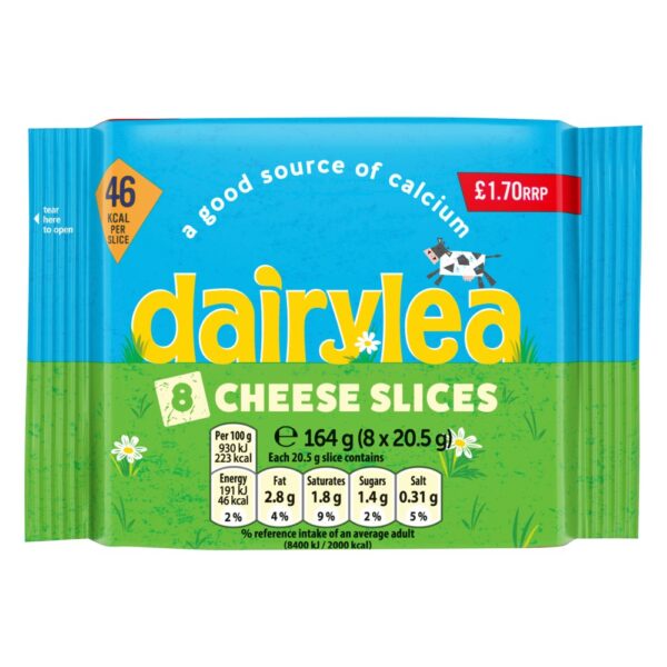 Dairylea Cheese Slices 8 Pack 164g