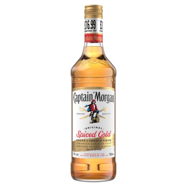 Captain Morgan Original Spiced Gold Rum Based Spirit Drink 35% vol 70cl