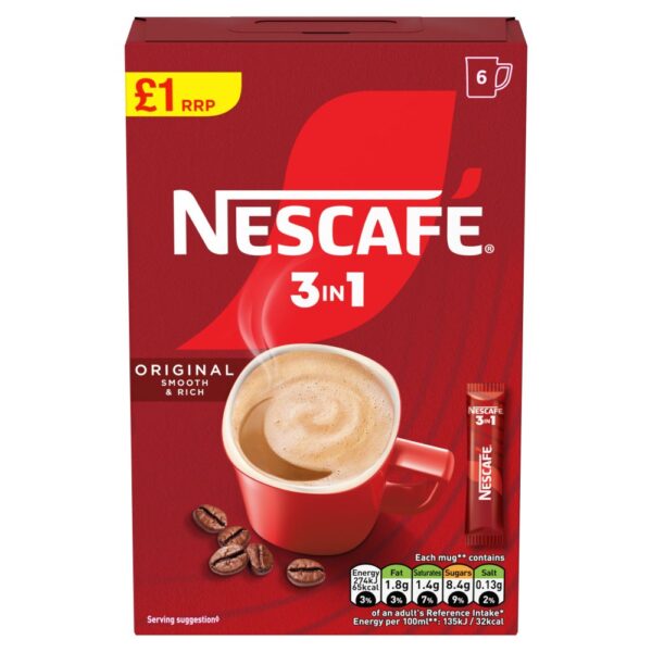 Nescafé 3 in 1 Original 6 x 16g (96g)