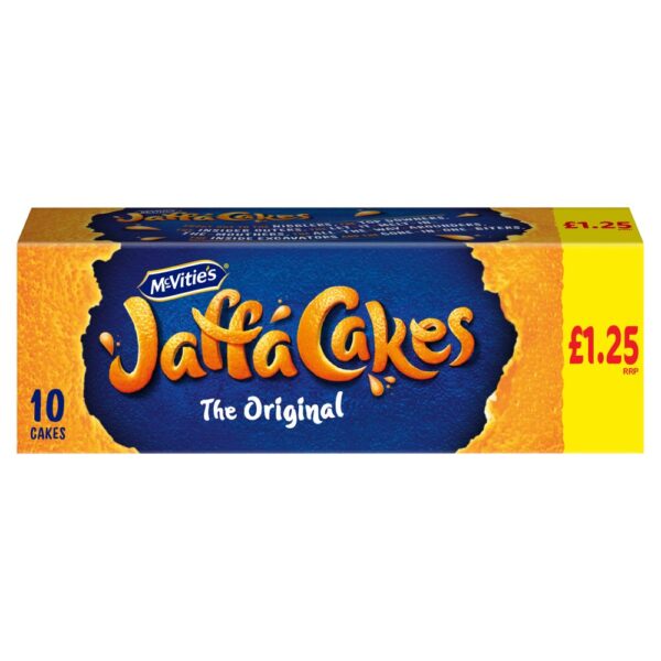 McVitie's Jaffa Cakes Original Chocolate Biscuits 10 Cakes 110g