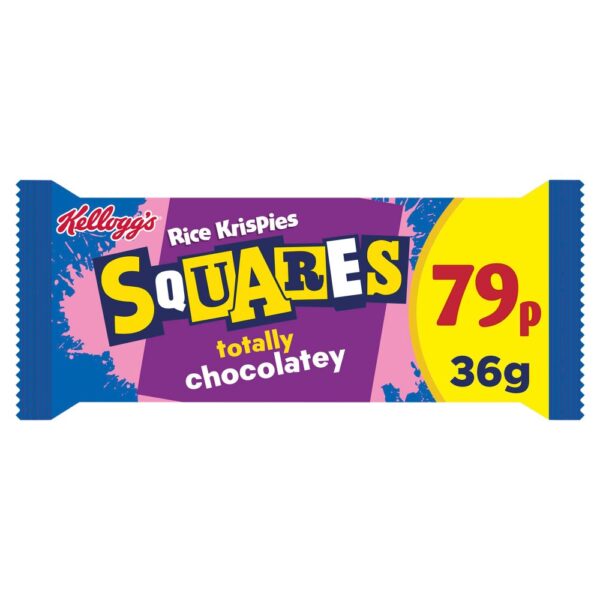 Kellogg's Rice Krispies Squares Chocolate Snack Bar