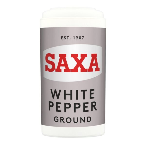 Saxa Ground White Pepper 25g